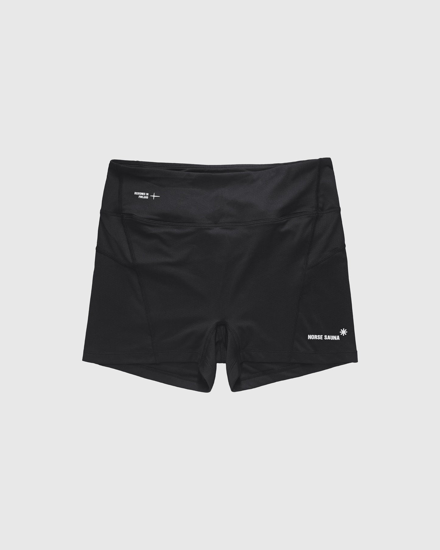 Löyly Women's Nano-Mesh™ 3" Sauna Shorts, Black