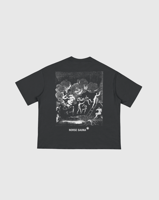 Norse Sauna Bain Finlandais Loose Box Fit T-Shirt, Black