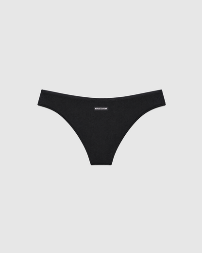 Aino Women's Nano-Mesh™ Sauna Bikini Bottom, Black