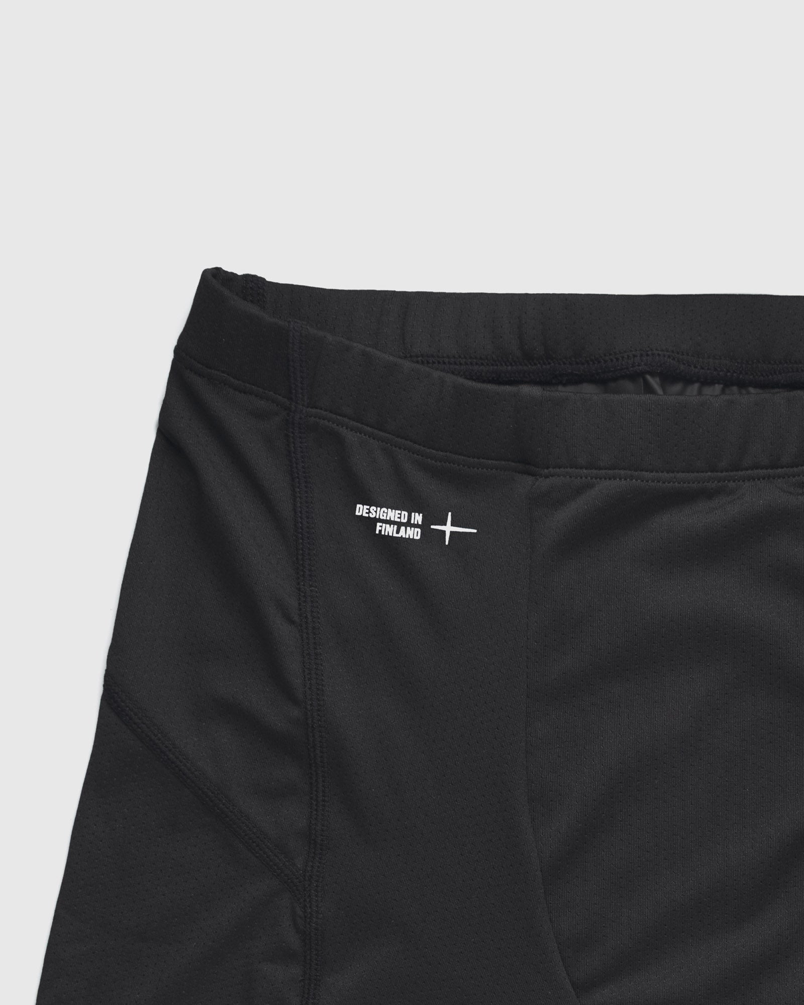 Löyly Nano-Mesh™ 6" Sauna Shorts + Front Ice Pocket, Black