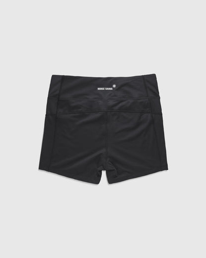 Löyly Women's Nano-Mesh™ 3" Sauna Shorts, Black