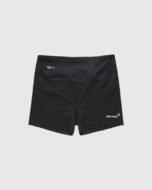 Löyly Nano-Mesh™ 3" Sauna Shorts, Black