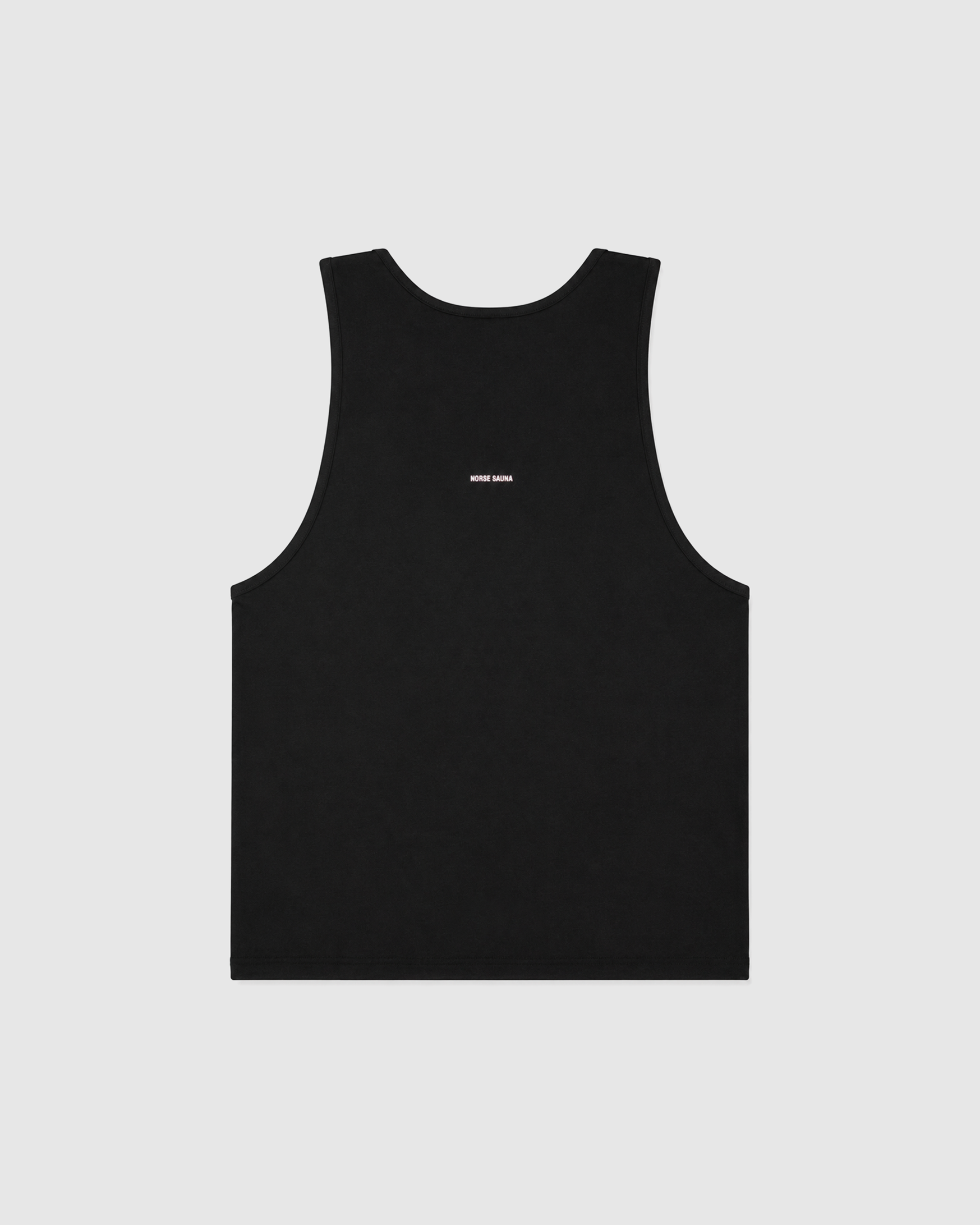 Norse Sauna Cotton Loose Tank Top, Black