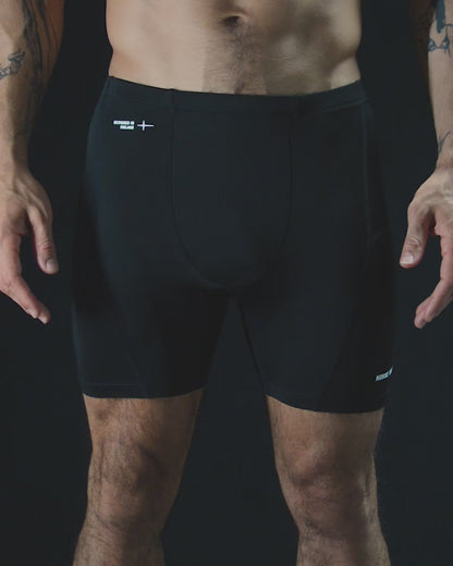 Löyly Nano-Mesh™ 6" Sauna Shorts, Black